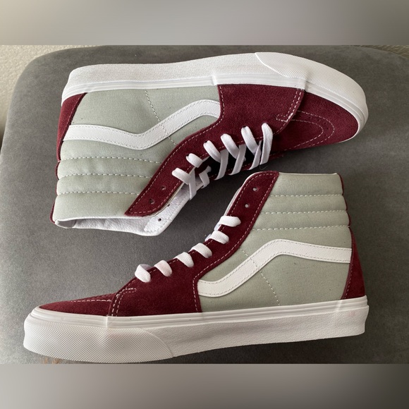 NWOT Vans Classic Hi-Top Port Royale Mineral Gray Shoes Mens 9.5/Womens 11 - Picture 4 of 8